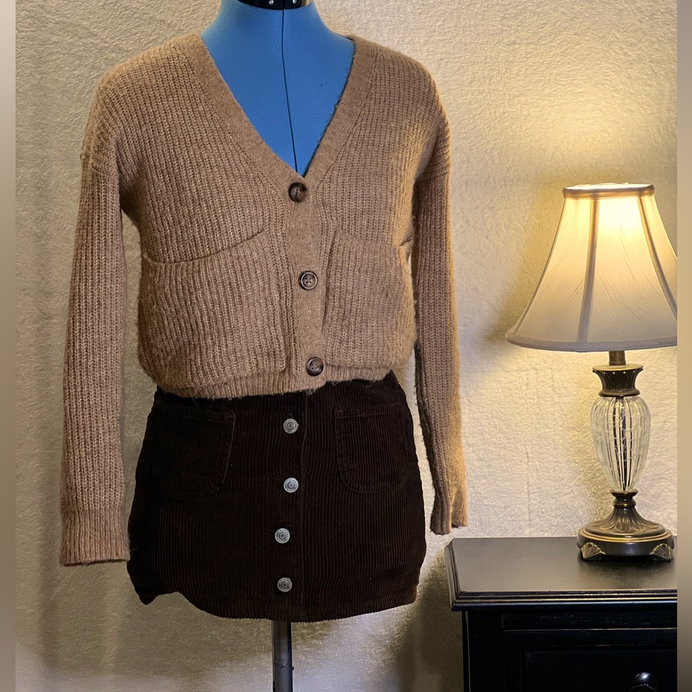 Corduroy, Size 10, Wallflower Girl Button Down Mini Skirt